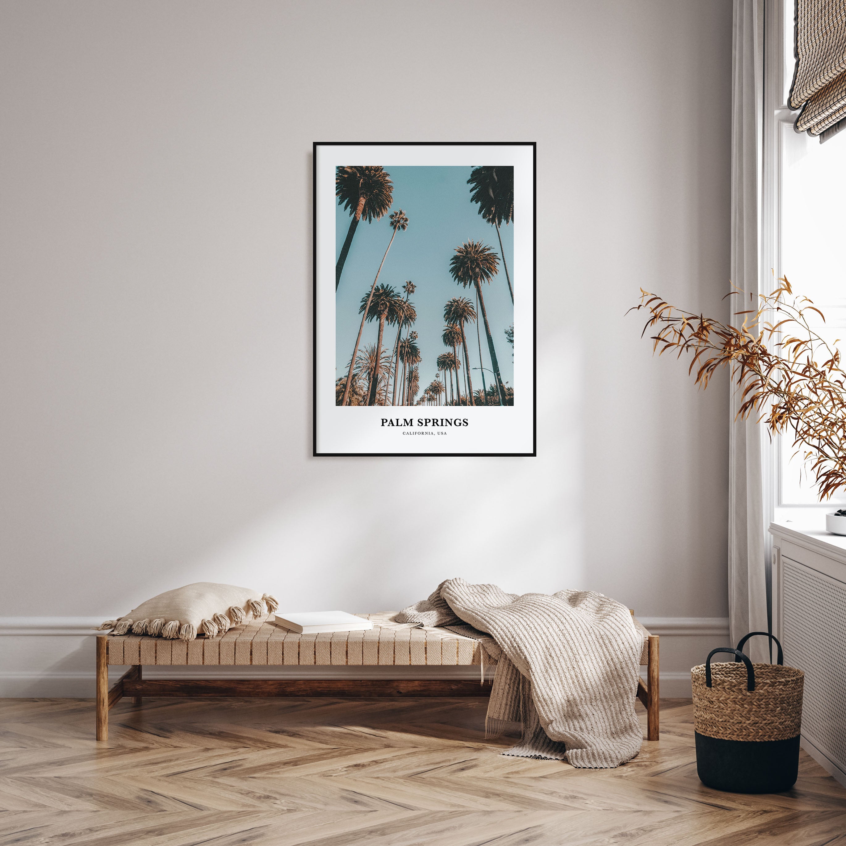 Palm Springs Portrait Color No 1 Poster