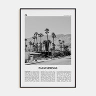 Palm Springs Travel B&W No 1 Poster