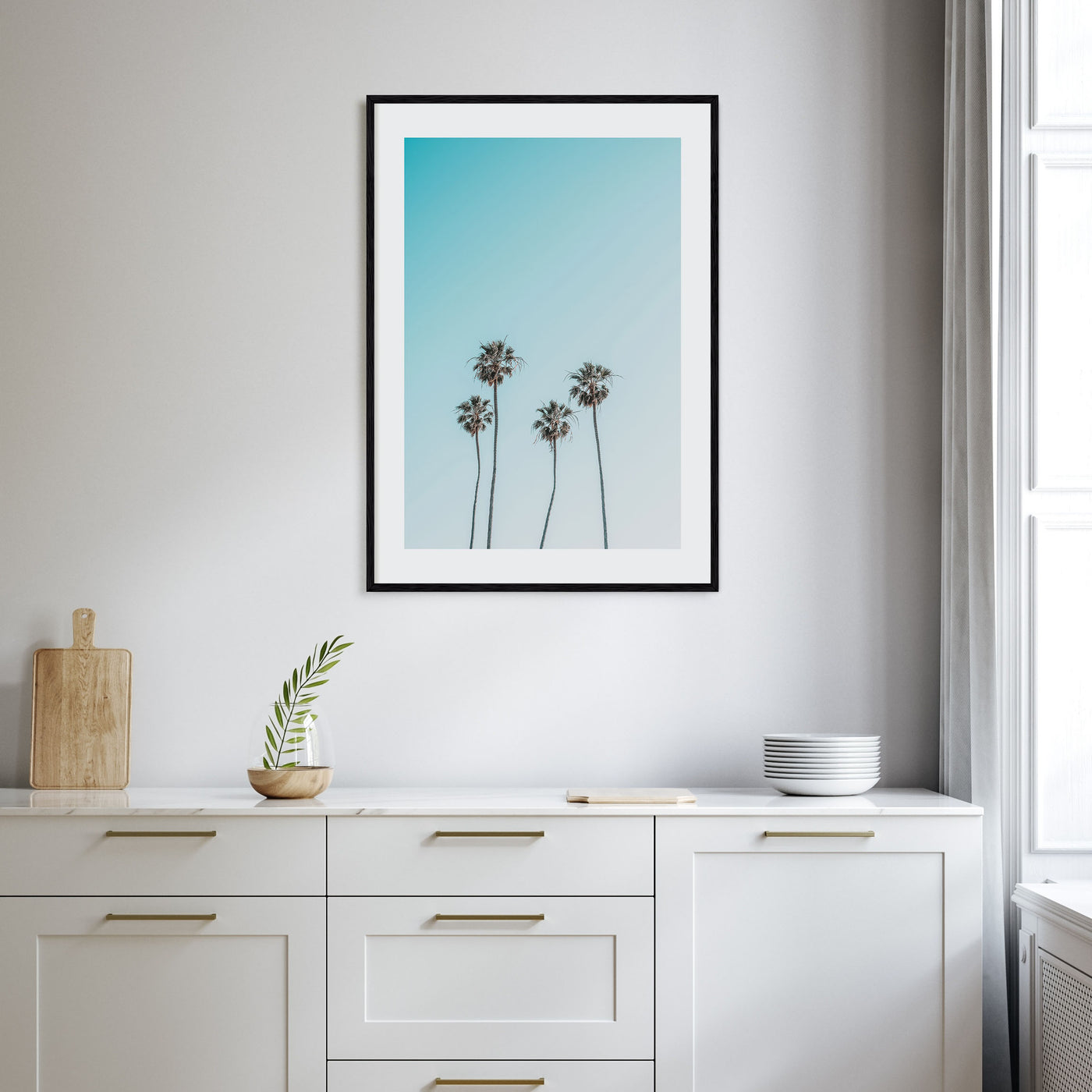 Palm Trees Photo Color No 7 Poster