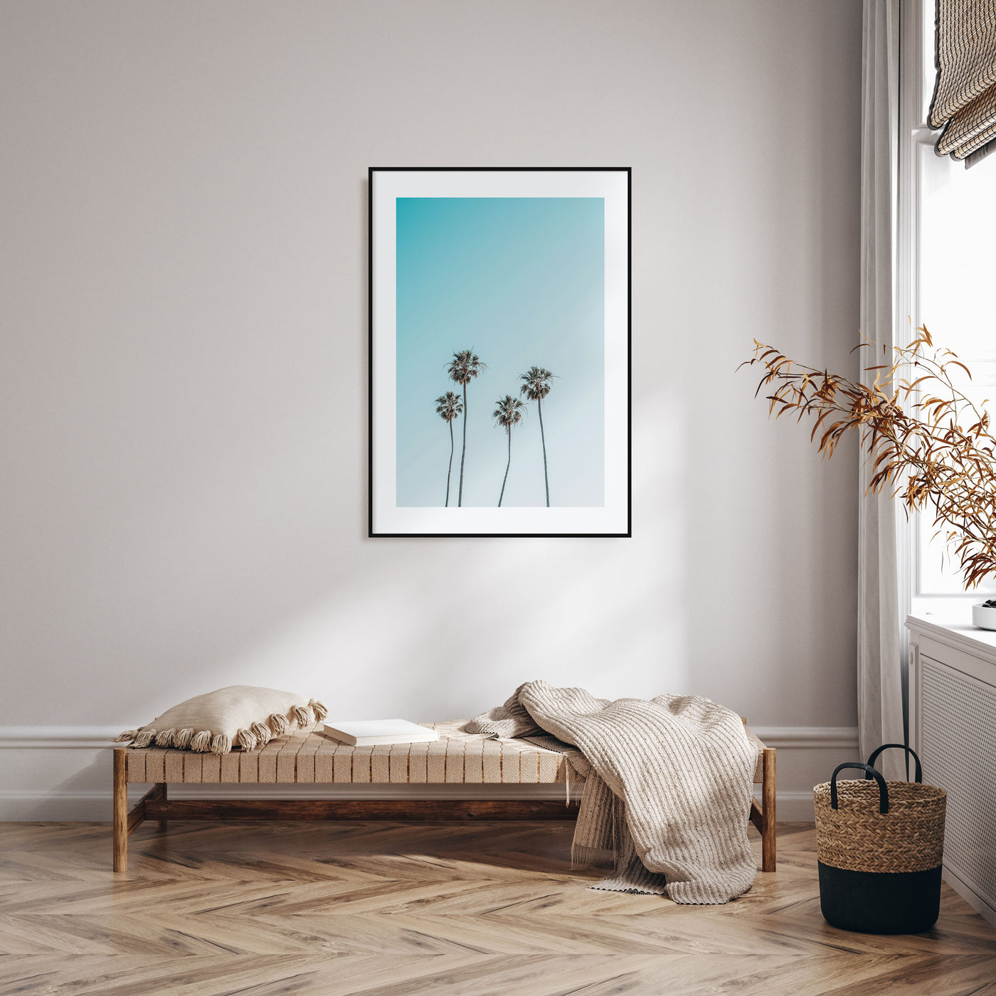 Palm Trees Photo Color No 7 Poster