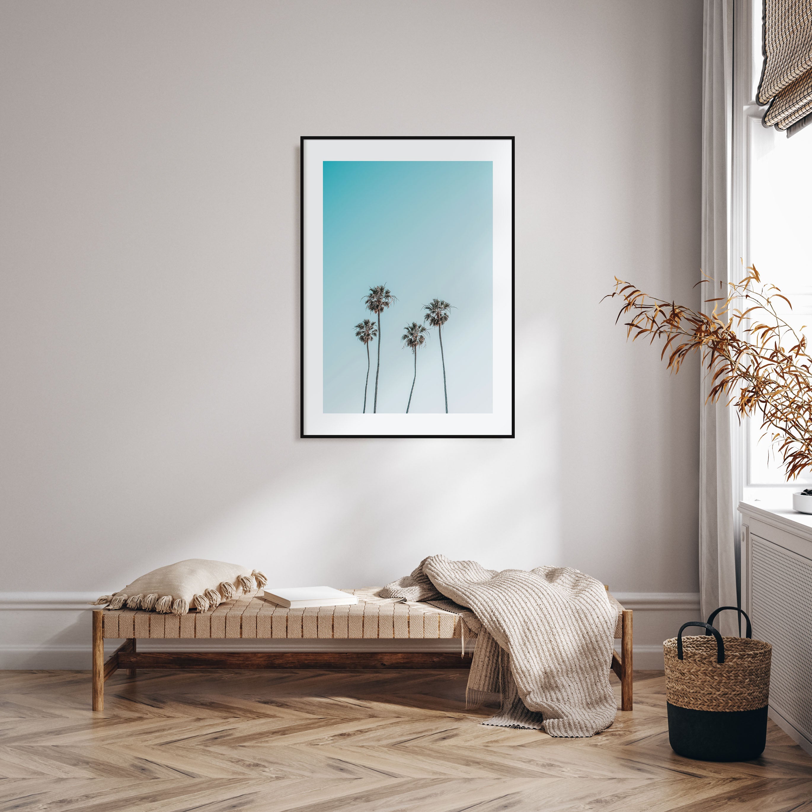 Palm Trees Photo Color No 7 Poster