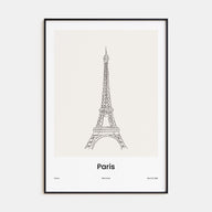Paris Drawn No 1 Poster