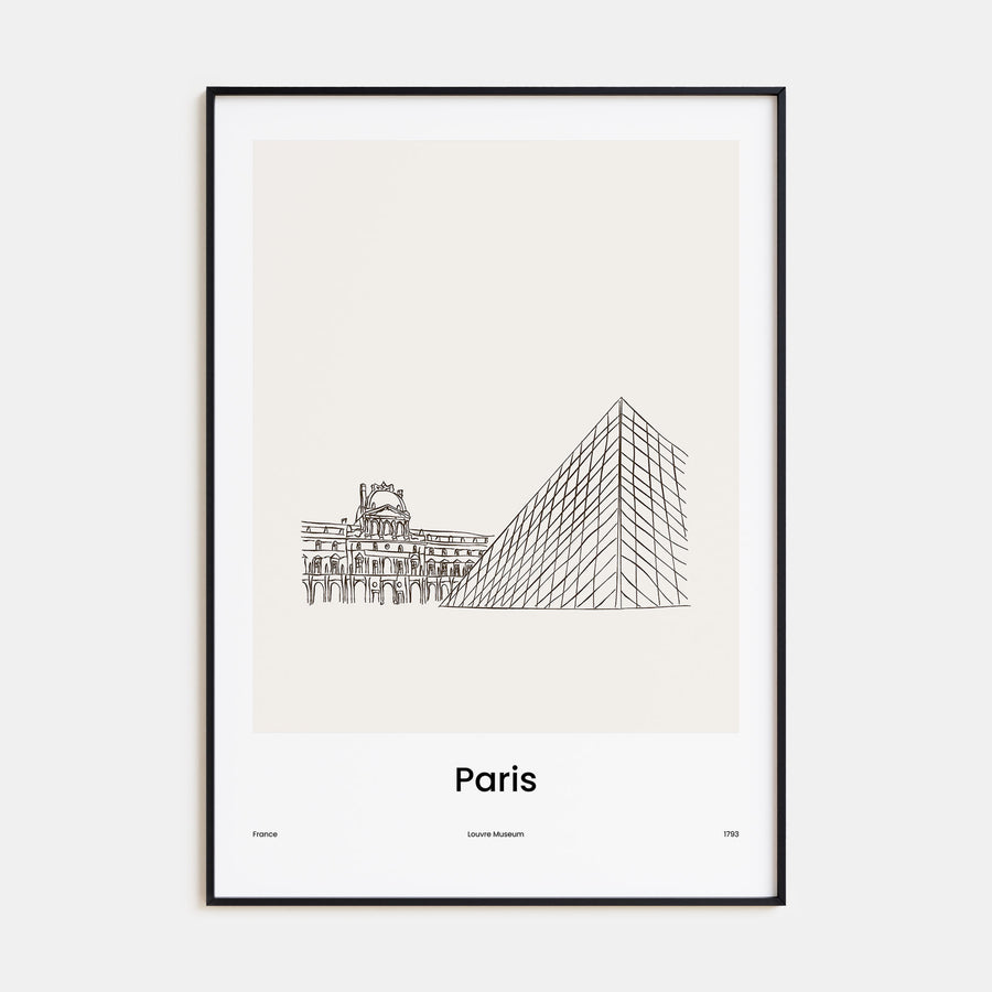 Paris Drawn No 2 Poster
