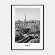 Paris Portrait B&W No 1 Poster