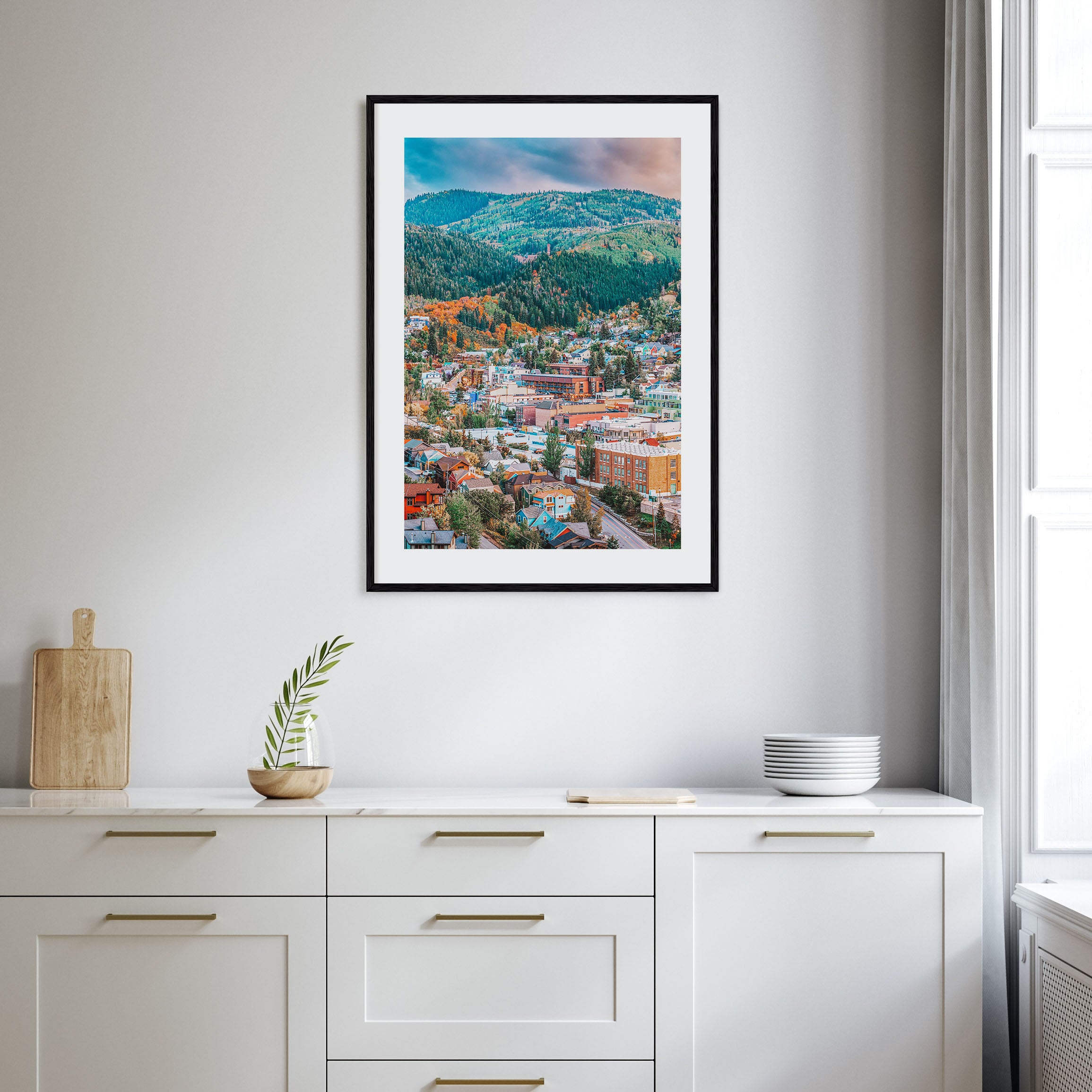 Park City Photo Color Poster