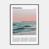 Pensacola Travel Color Poster
