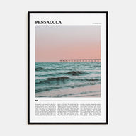 Pensacola Travel Color Poster