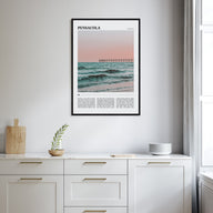 Pensacola Travel Color Poster