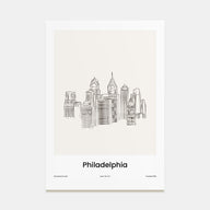 Philadelphia Drawn No 1 Poster