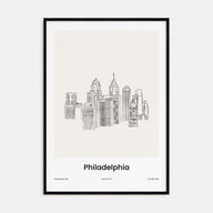 Philadelphia Drawn No 1 Poster
