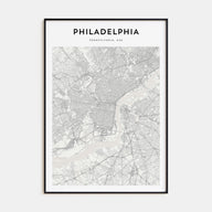 Philadelphia Map Portrait Poster