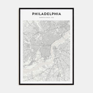 Philadelphia Map Portrait Poster