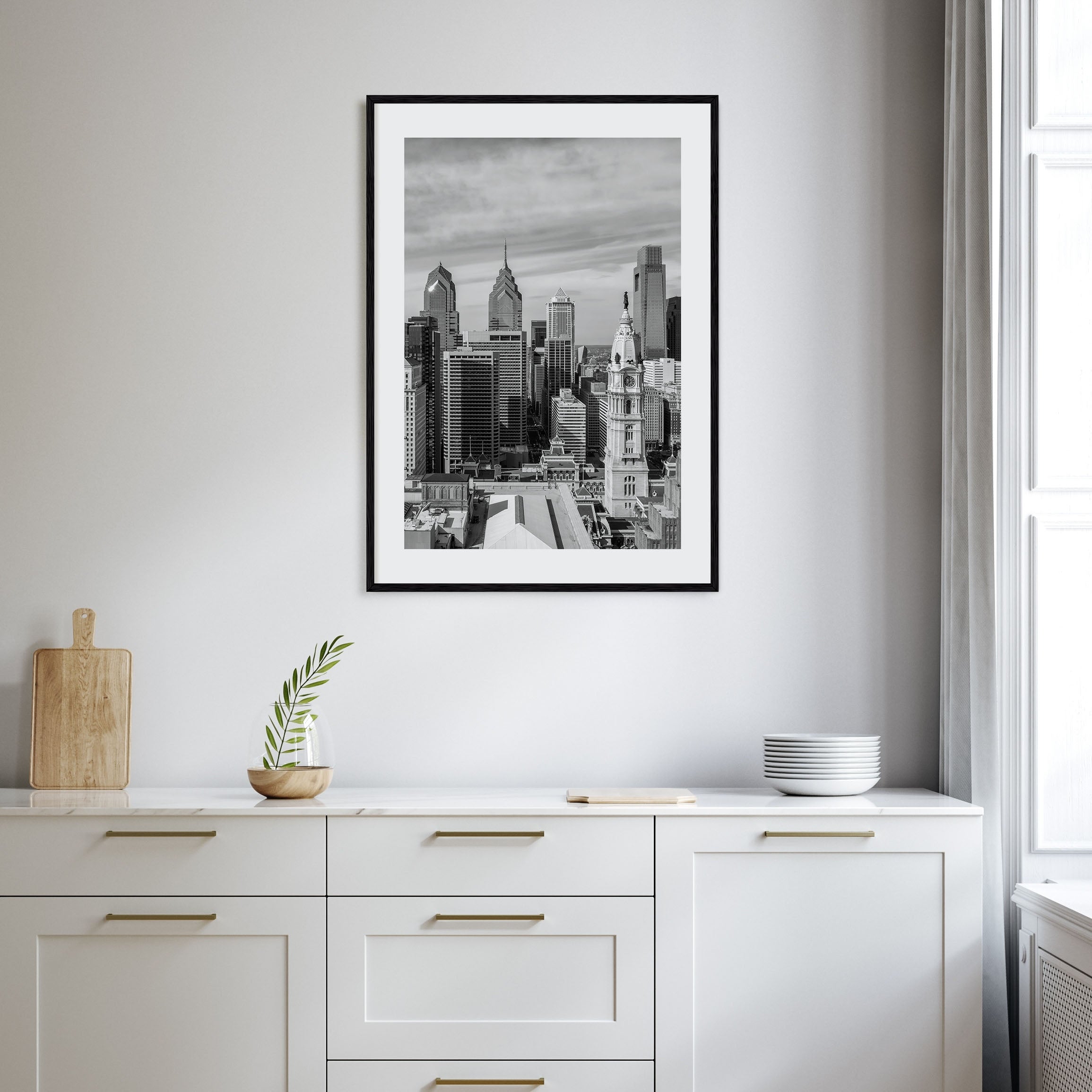 Philadelphia Photo B&W No 1 Poster