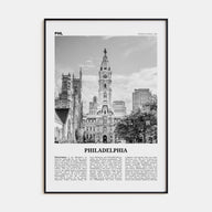 Philadelphia Travel B&W No 1 Poster