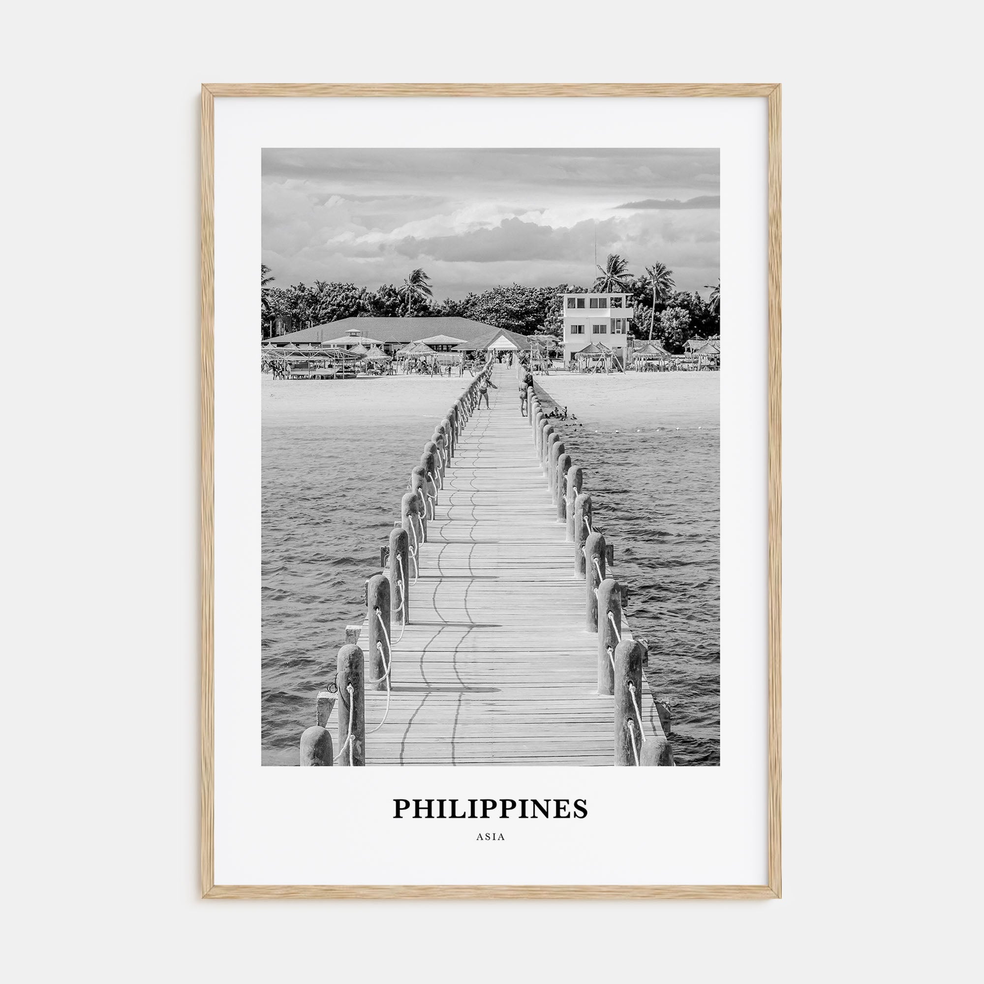 Philippines Portrait B&W No 1 Poster