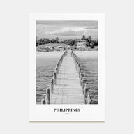 Philippines Portrait B&W No 1 Poster
