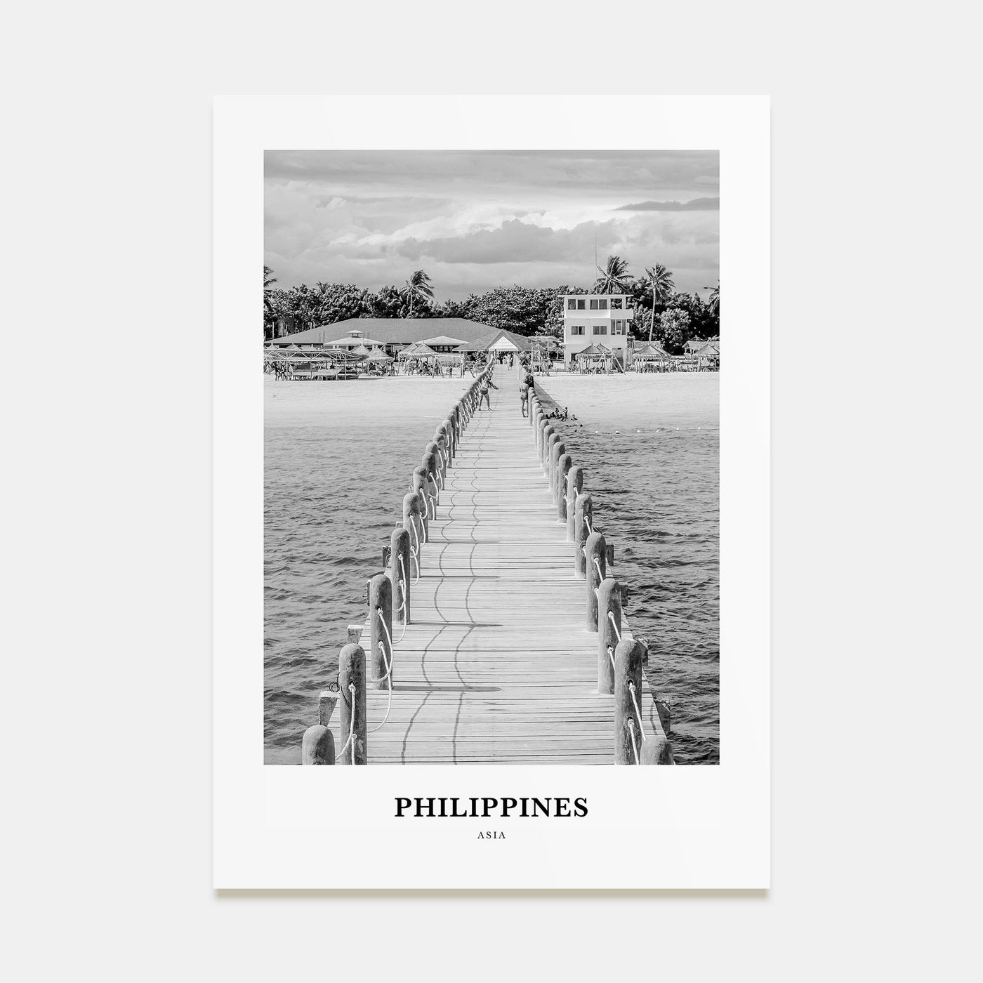 Philippines Portrait B&W No 1 Poster