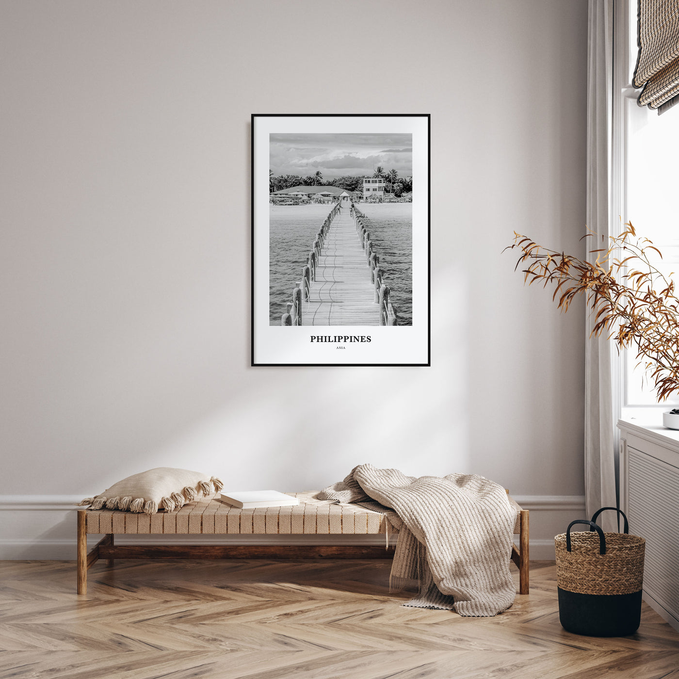 Philippines Portrait B&W No 1 Poster
