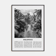 Philippines Travel B&W No 1 Poster