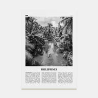 Philippines Travel B&W No 1 Poster
