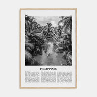 Philippines Travel B&W No 1 Poster