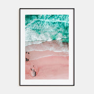 Pink Sandy Beach Photo Color No 1 Poster