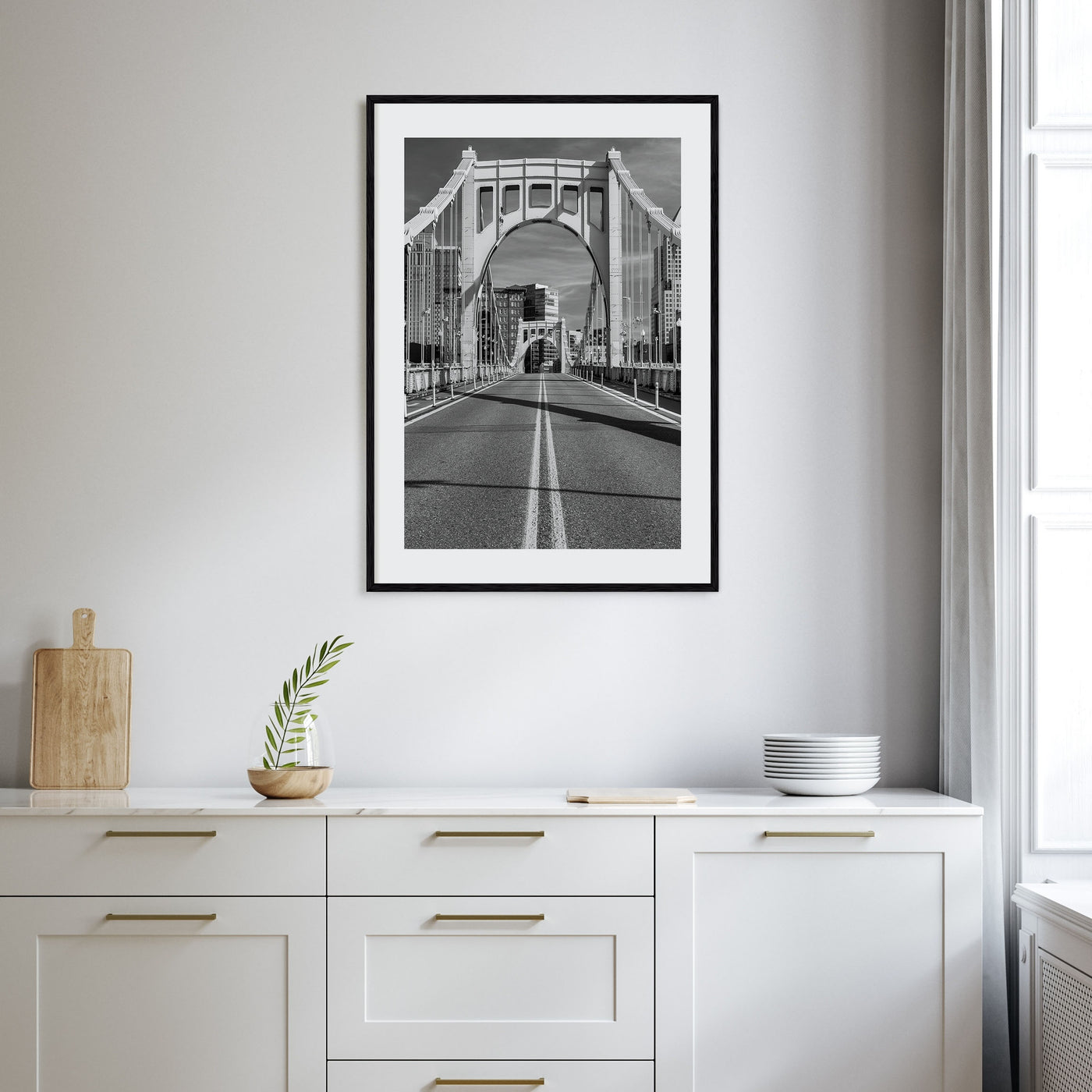 Pittsburgh Photo B&W No 2 Poster