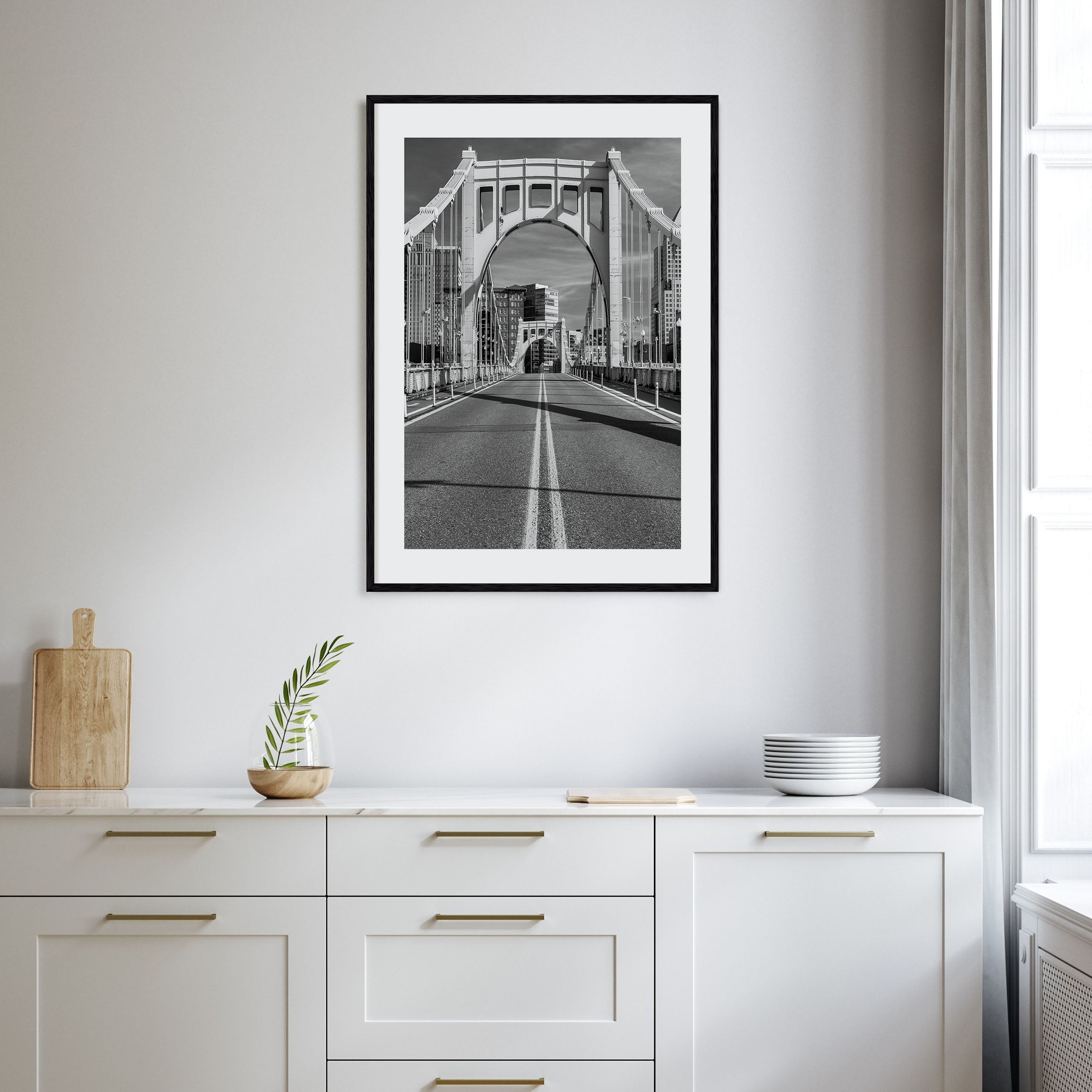 Pittsburgh Photo B&W No 2 Poster