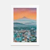 Portland, Oregon Photo Color Poster