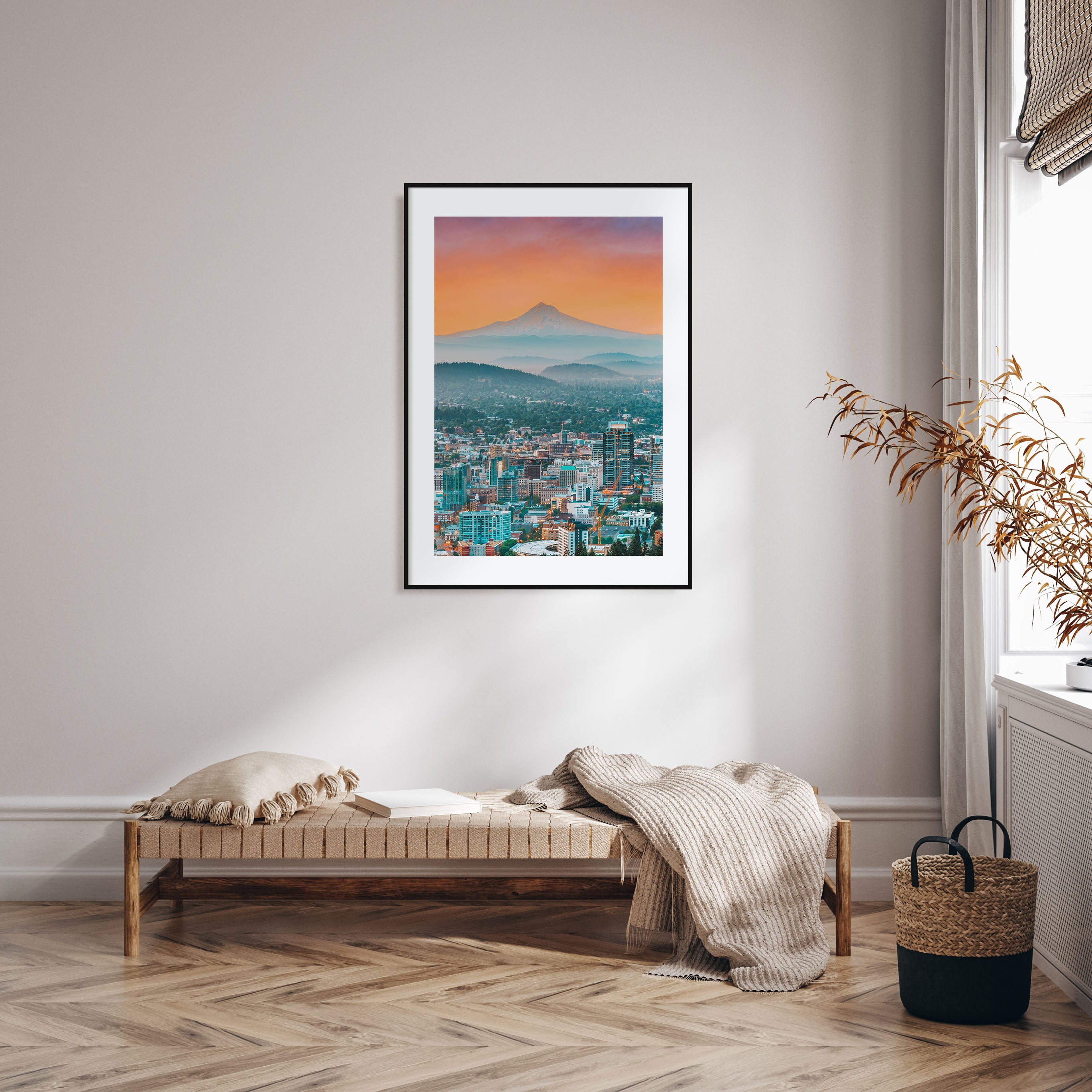 Portland, Oregon Photo Color Poster