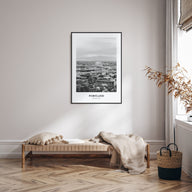 Portland, Oregon Portrait B&W No 1 Poster