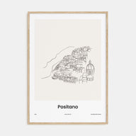 Positano Drawn Poster