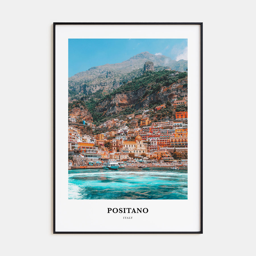Positano Portrait Color No 1 Poster