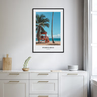 Puerto Rico Portrait Color Poster