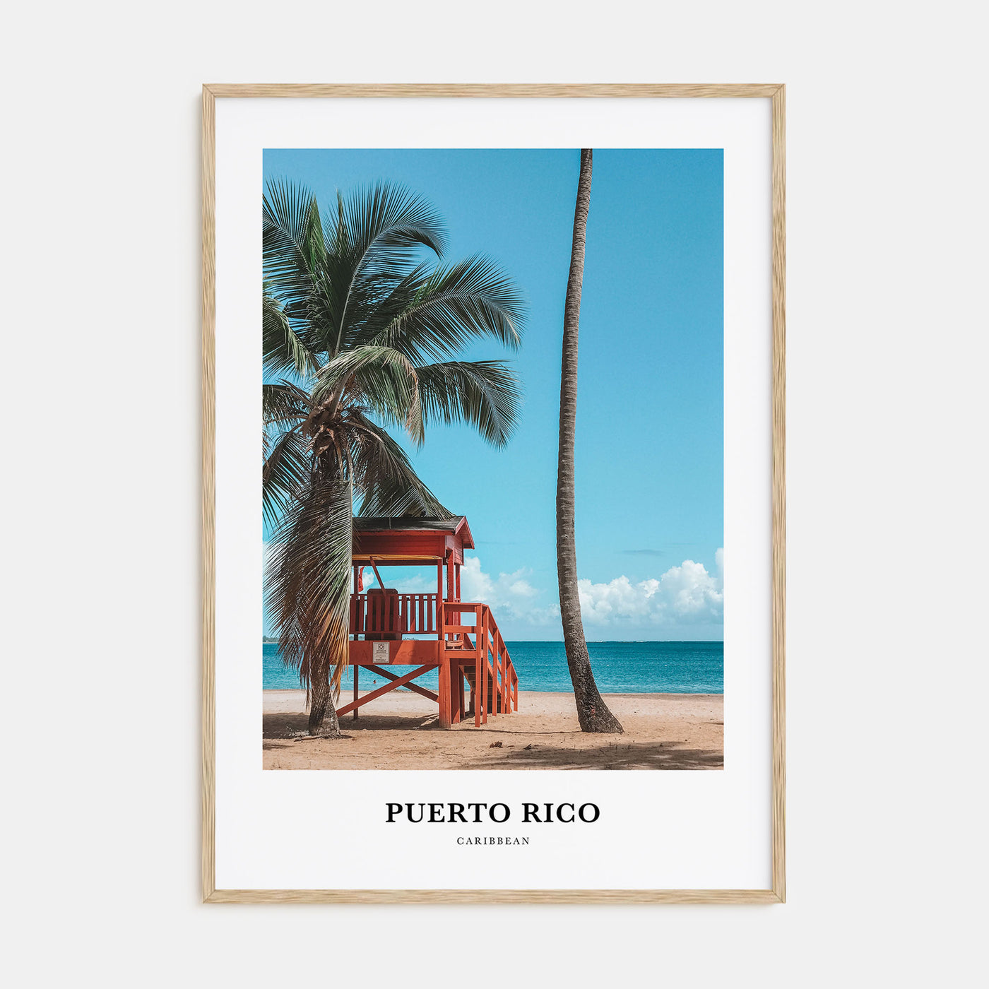 Puerto Rico Portrait Color Poster