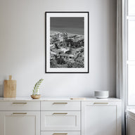 Puerto Vallarta Photo B&W Poster