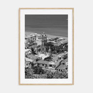 Puerto Vallarta Photo B&W Poster