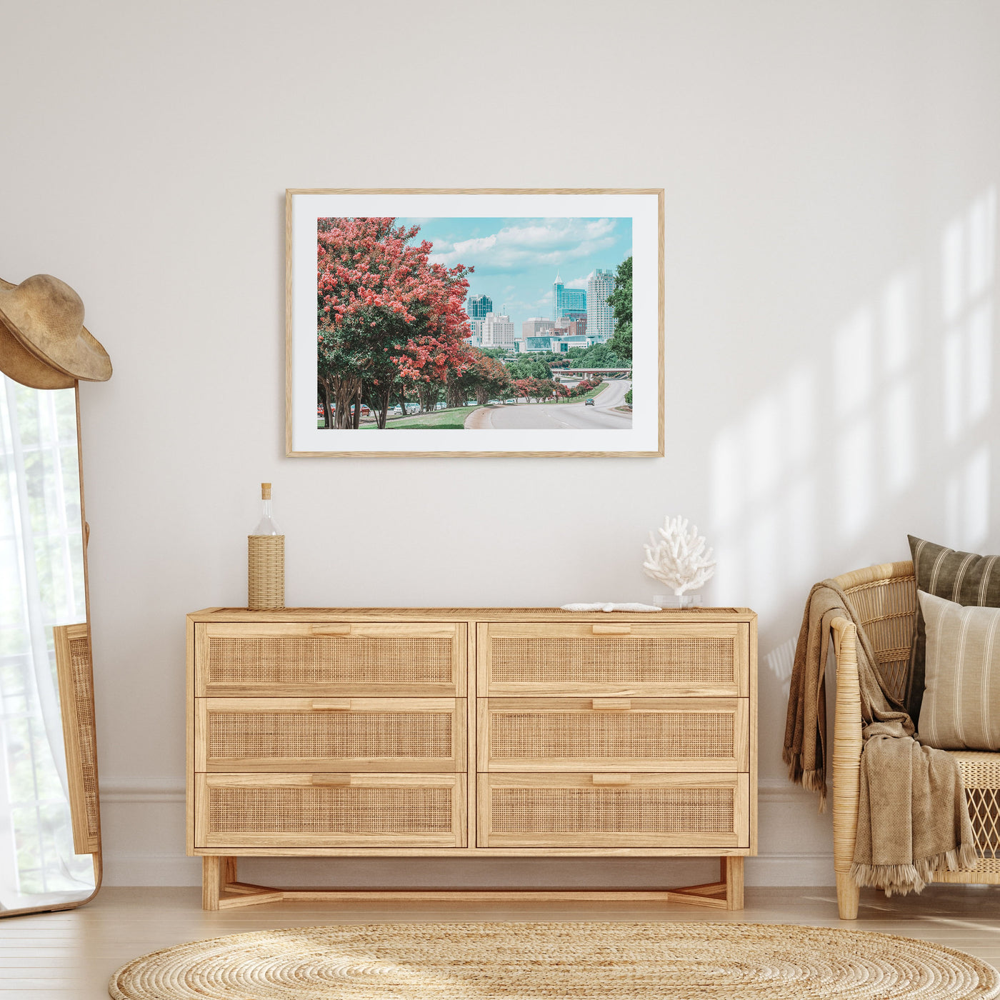 Raleigh Landscape Color Poster