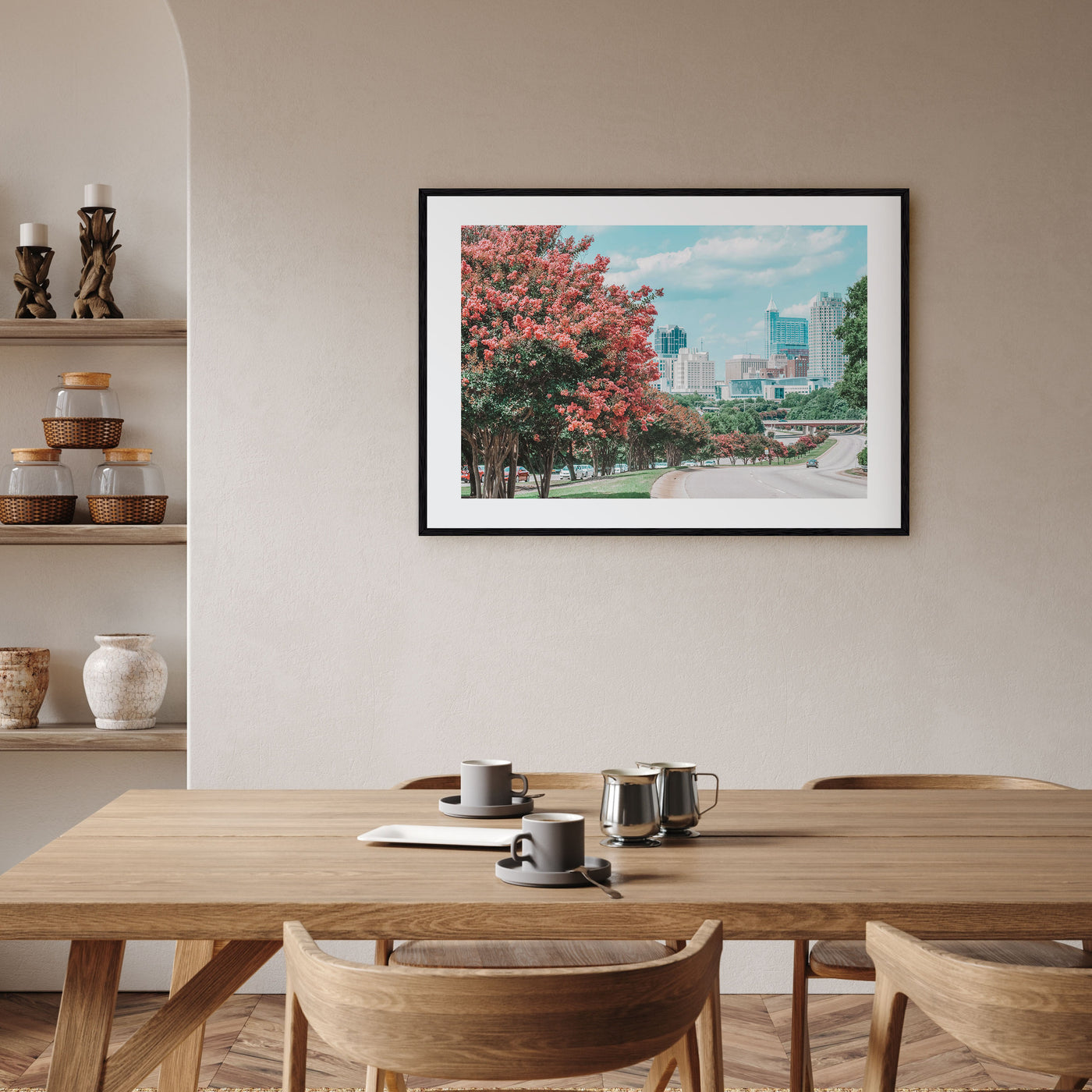 Raleigh Landscape Color Poster