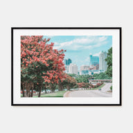 Raleigh Landscape Color Poster