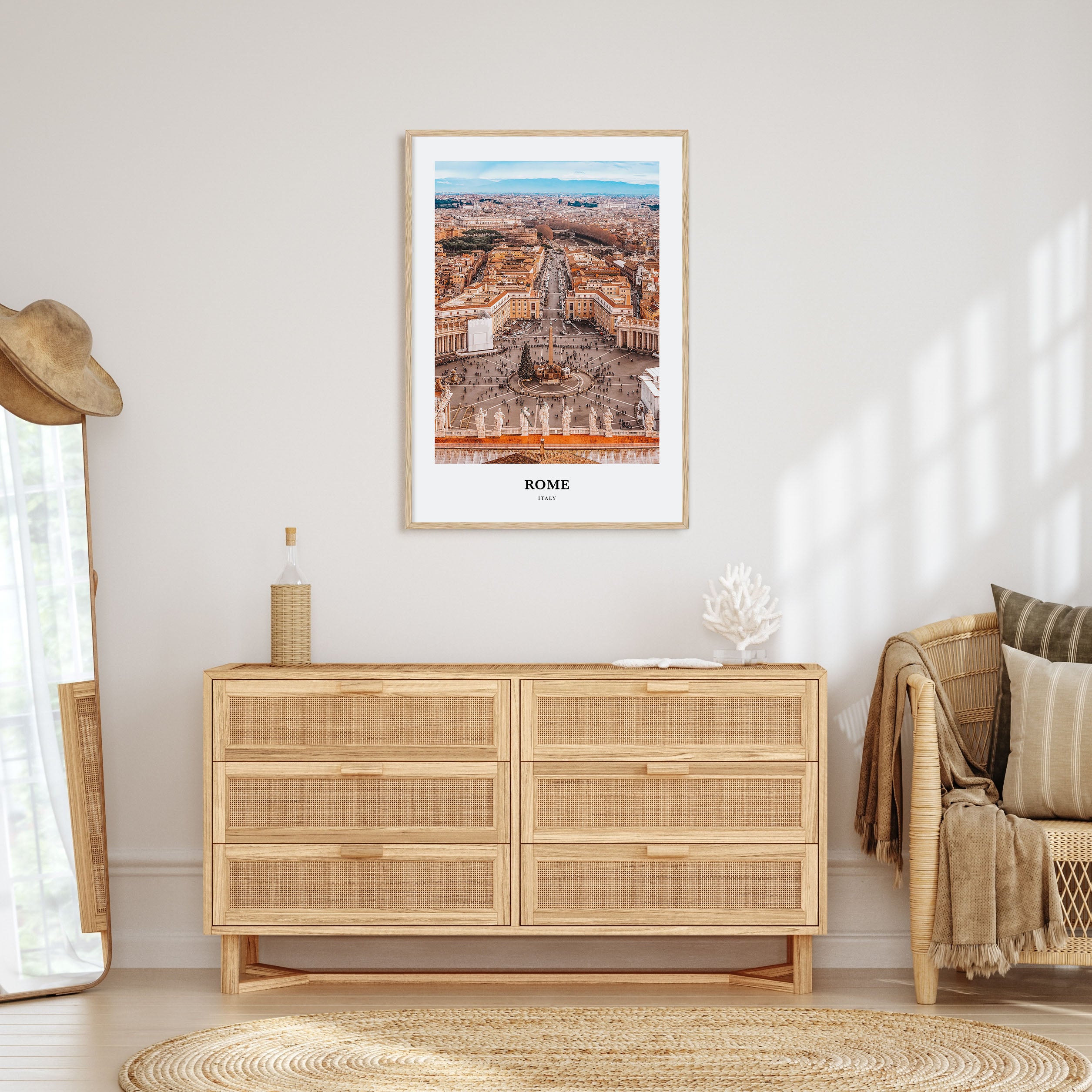 Rome Portrait Color Poster
