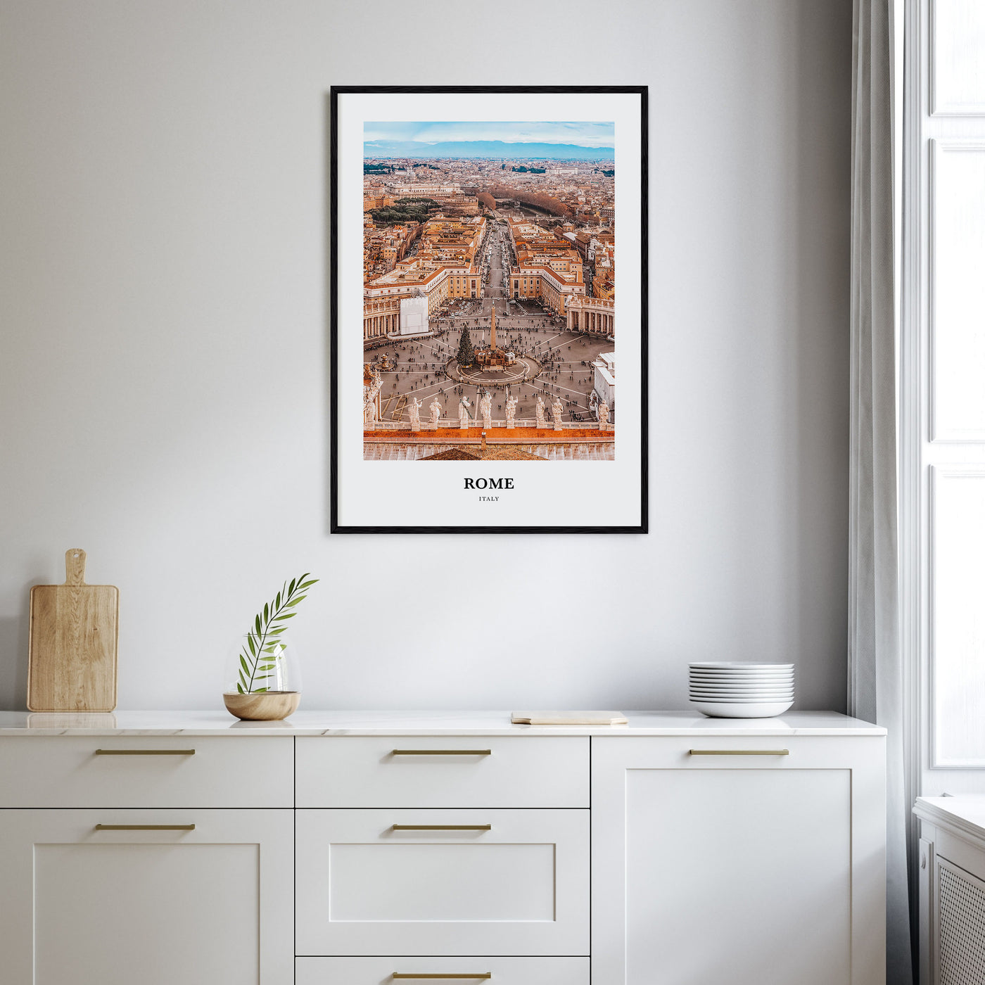 Rome Portrait Color Poster