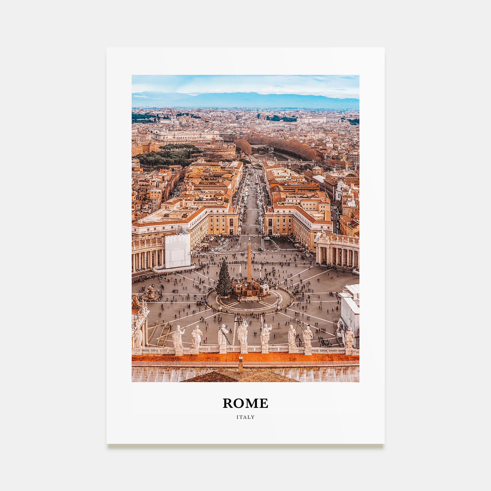 Rome Portrait Color Poster
