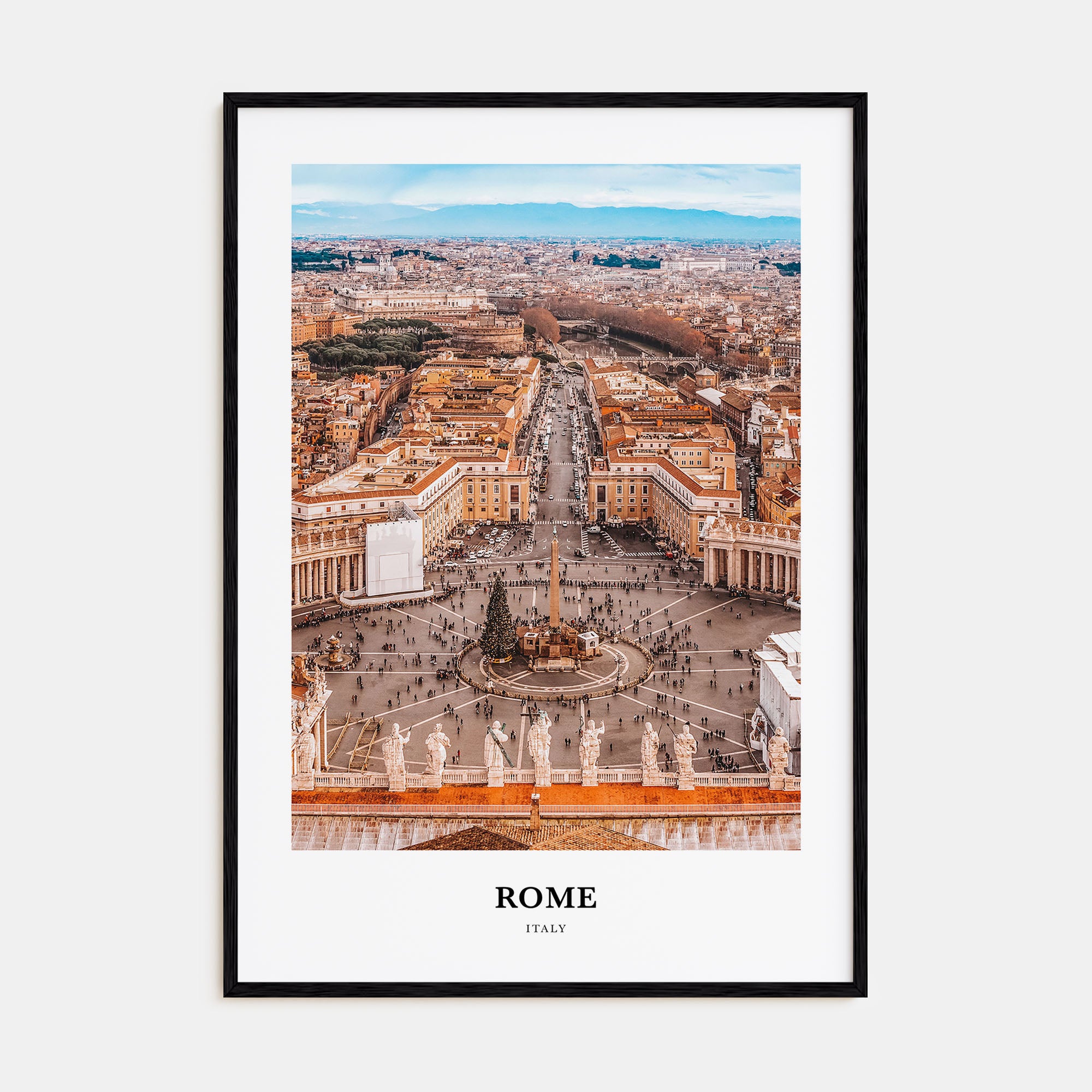 Rome Portrait Color Poster