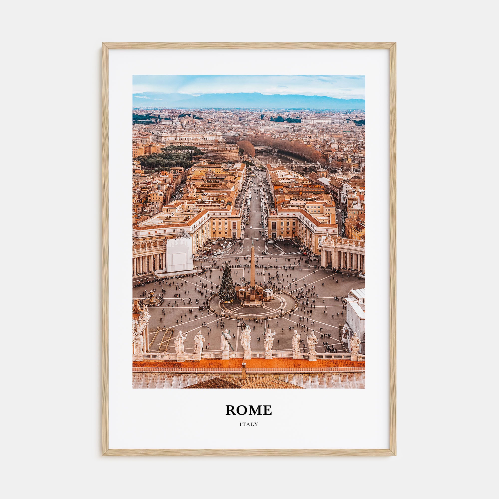 Rome Portrait Color Poster