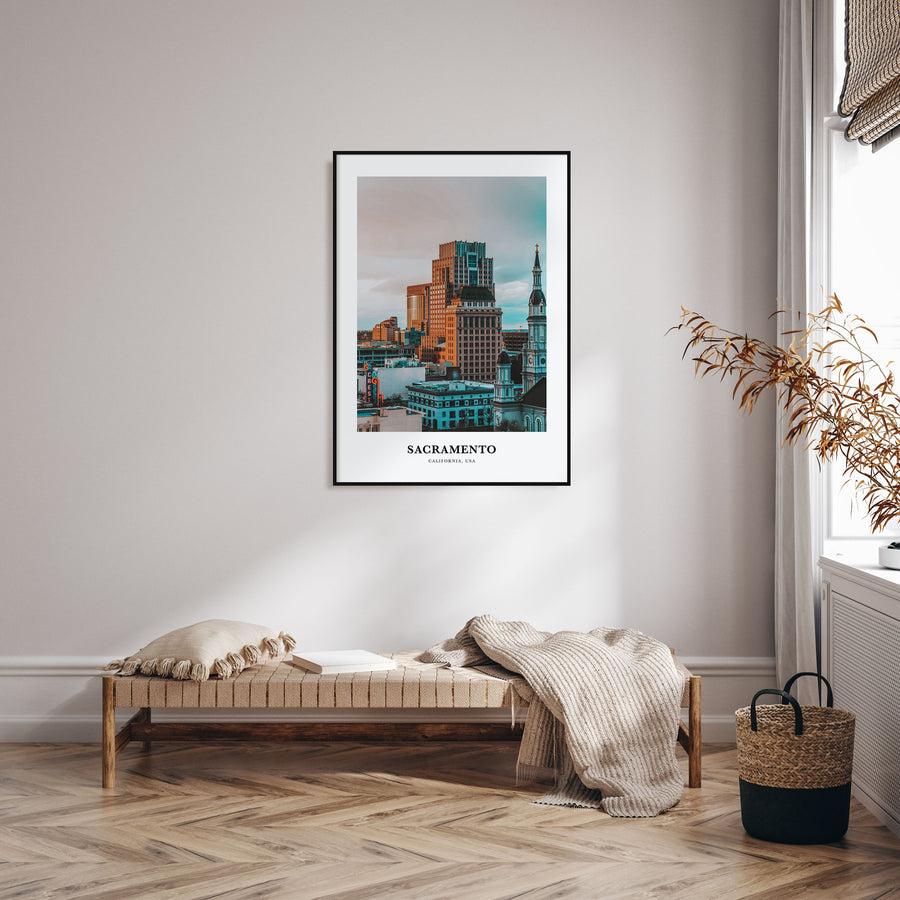 Sacramento Portrait Color Poster