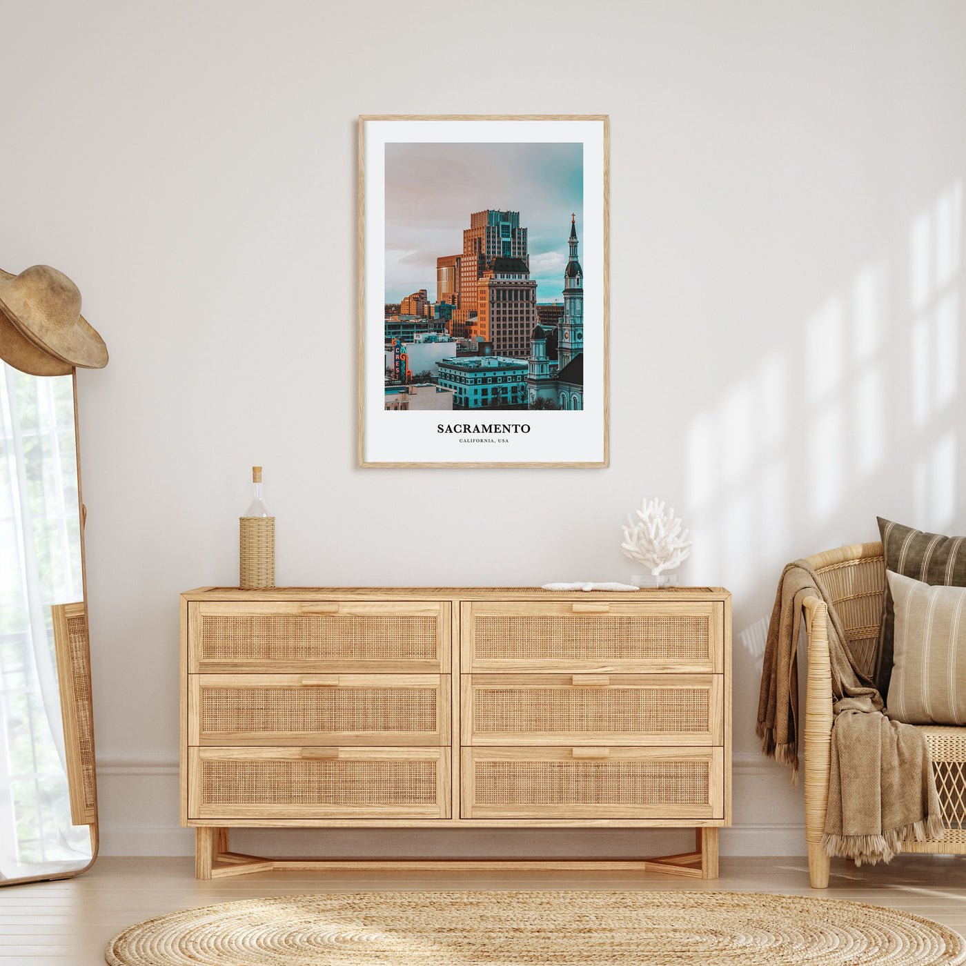 Sacramento Portrait Color Poster