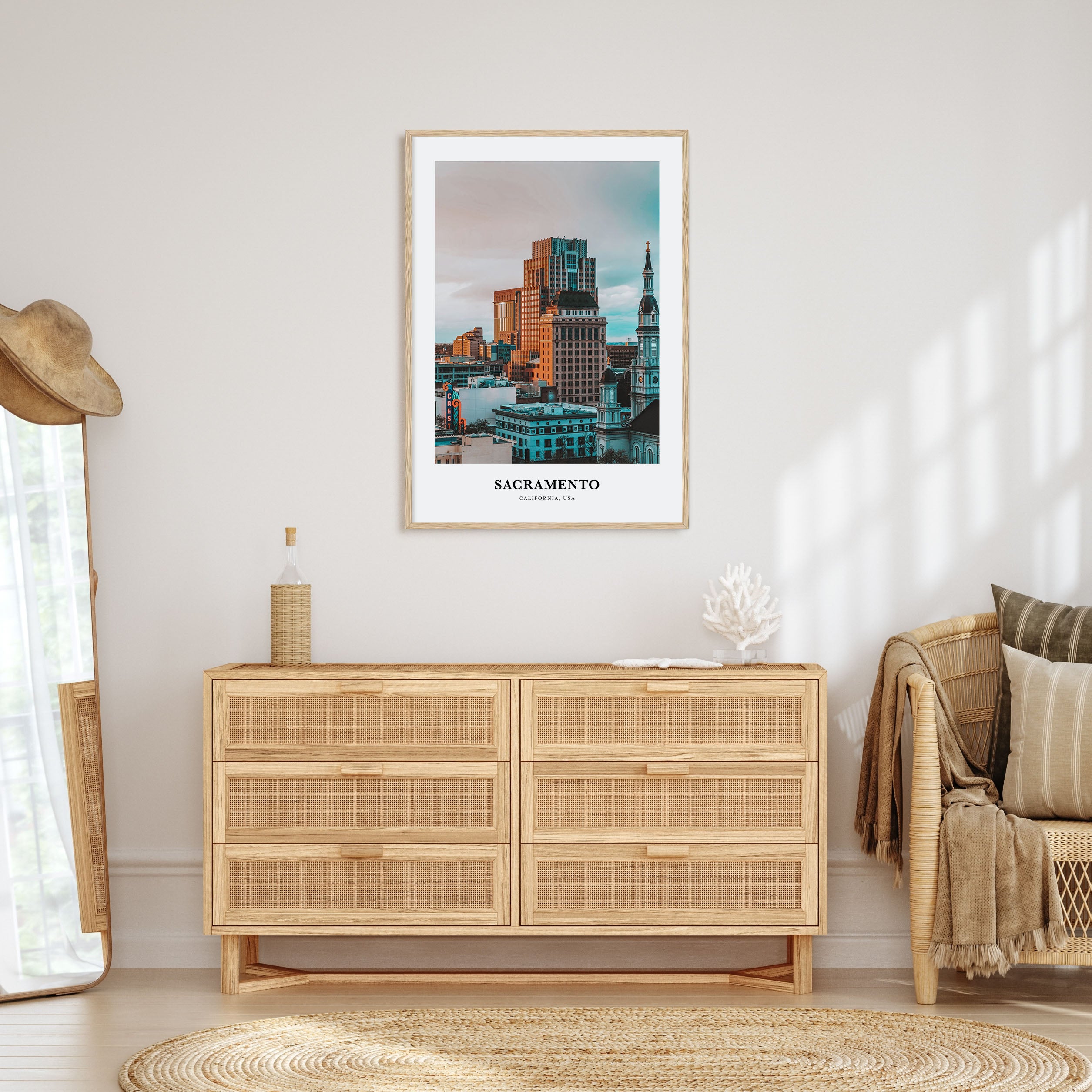 Sacramento Portrait Color Poster