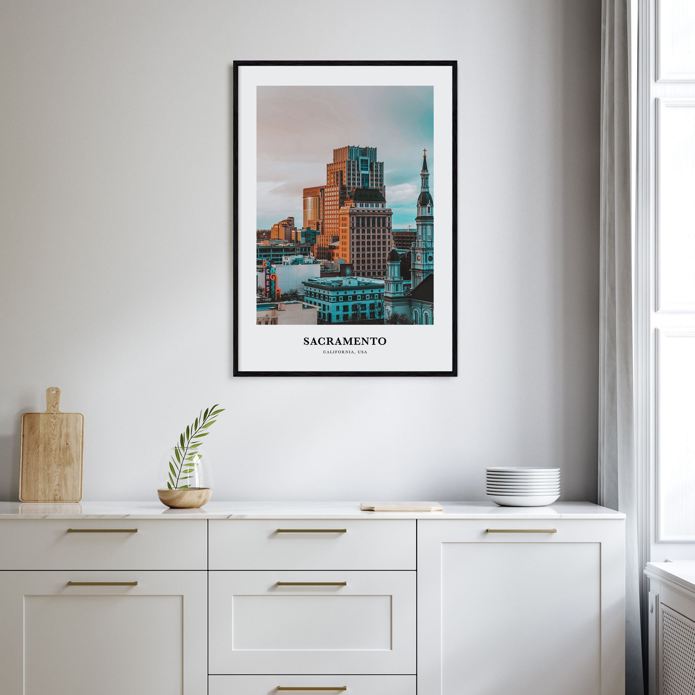 Sacramento Portrait Color Poster