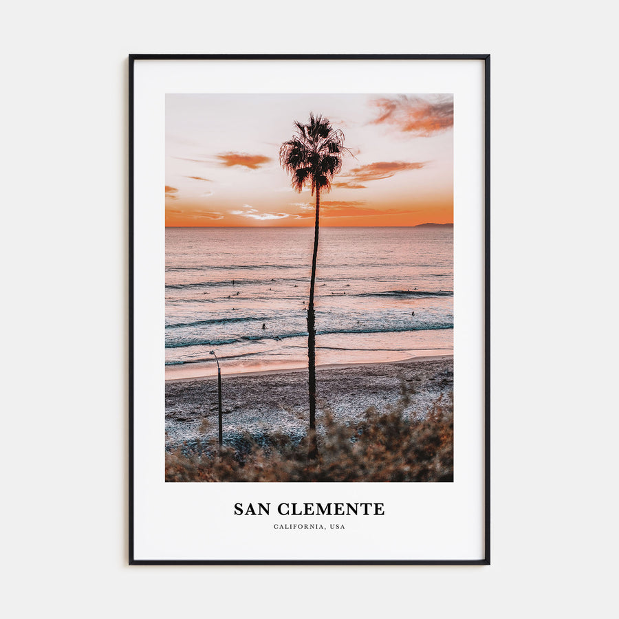San Clemente Portrait Color Poster